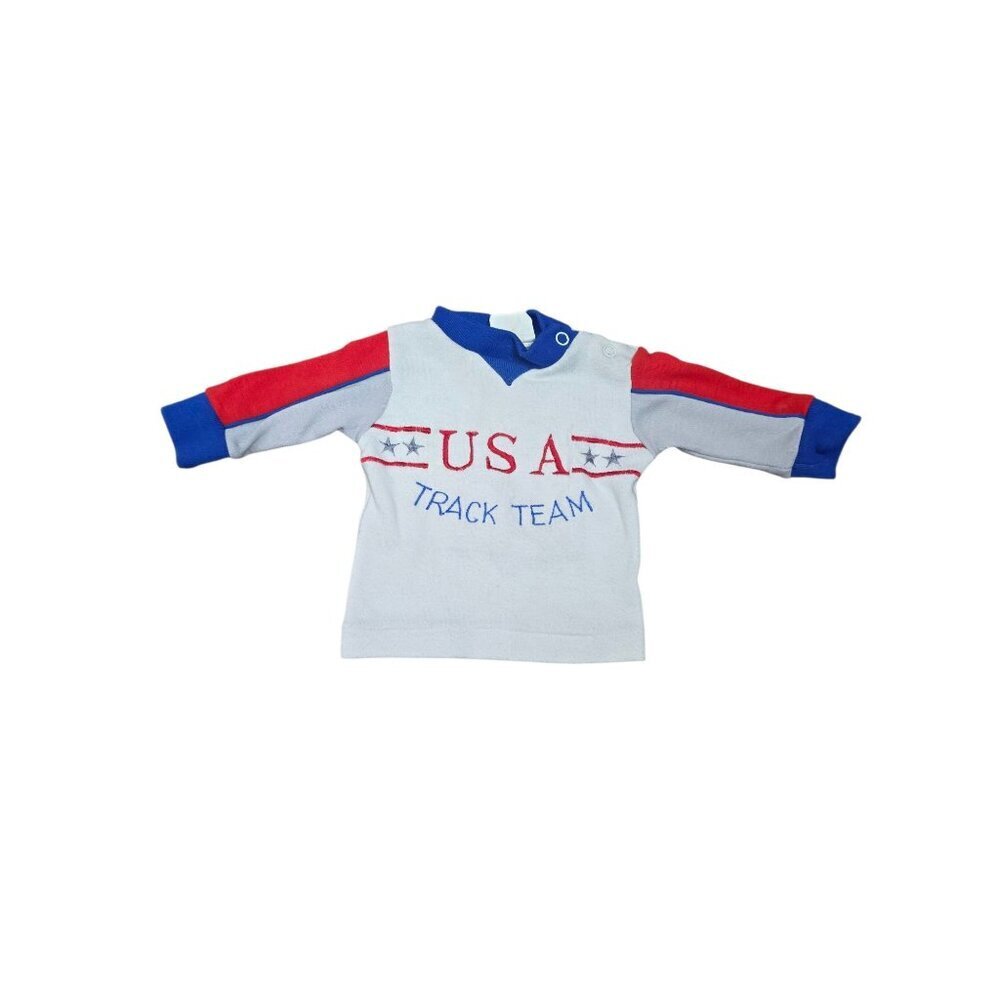 Vintage USA Track Team by Mayfair Baby Shirt